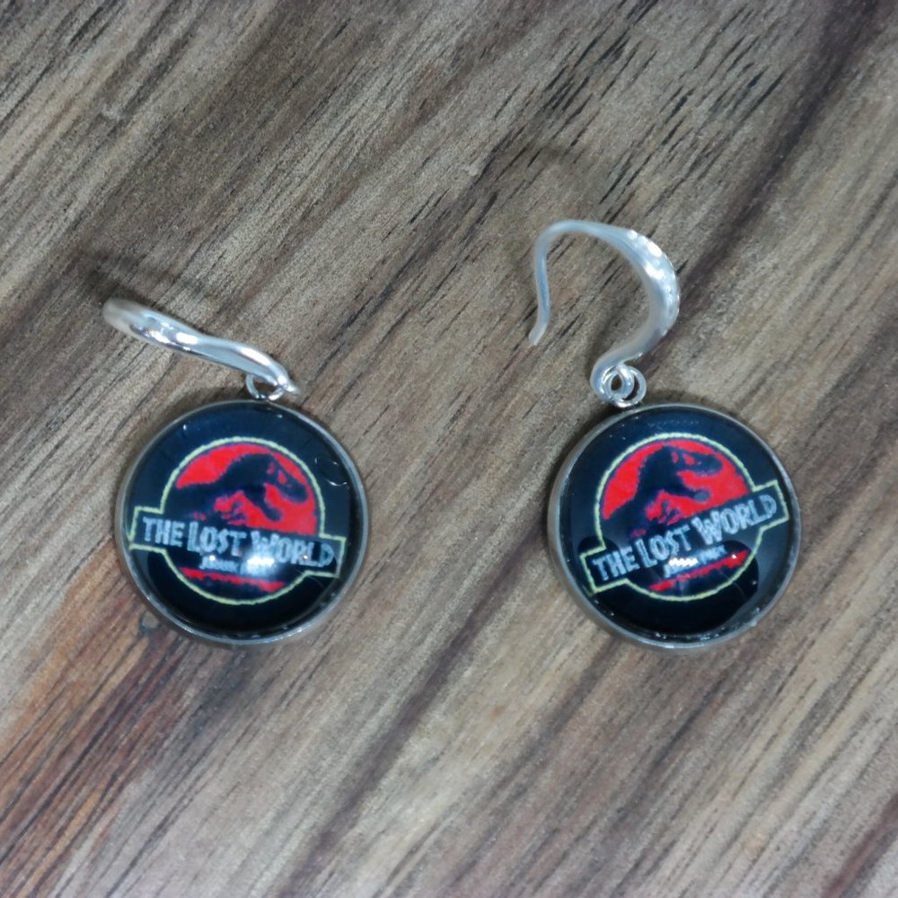 Jurassic World stud earrings